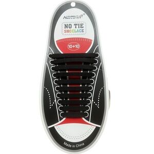 Black No Tie Shoelaces - 10 laces- please see photo